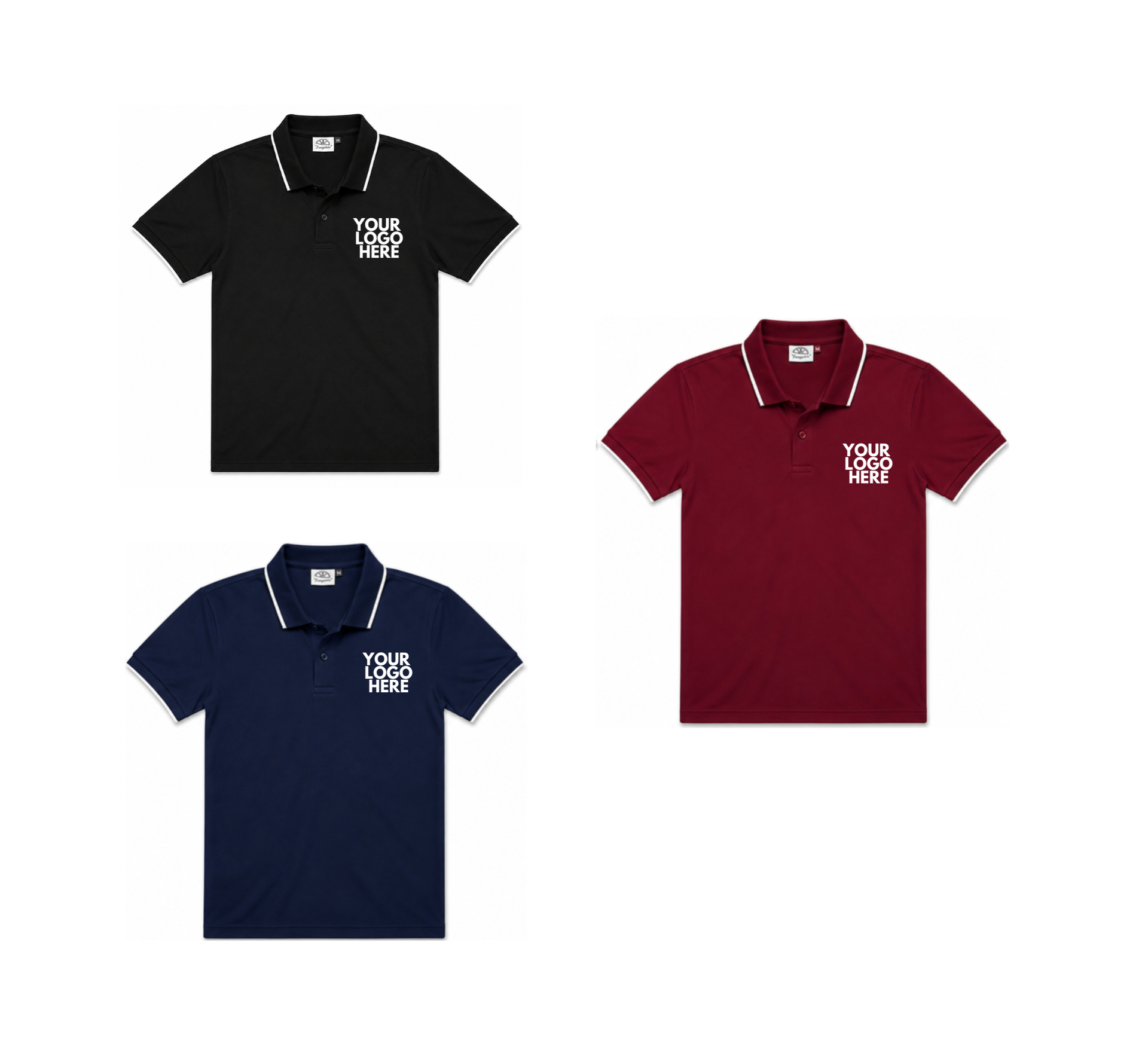 Minimal cafe polo tshirt