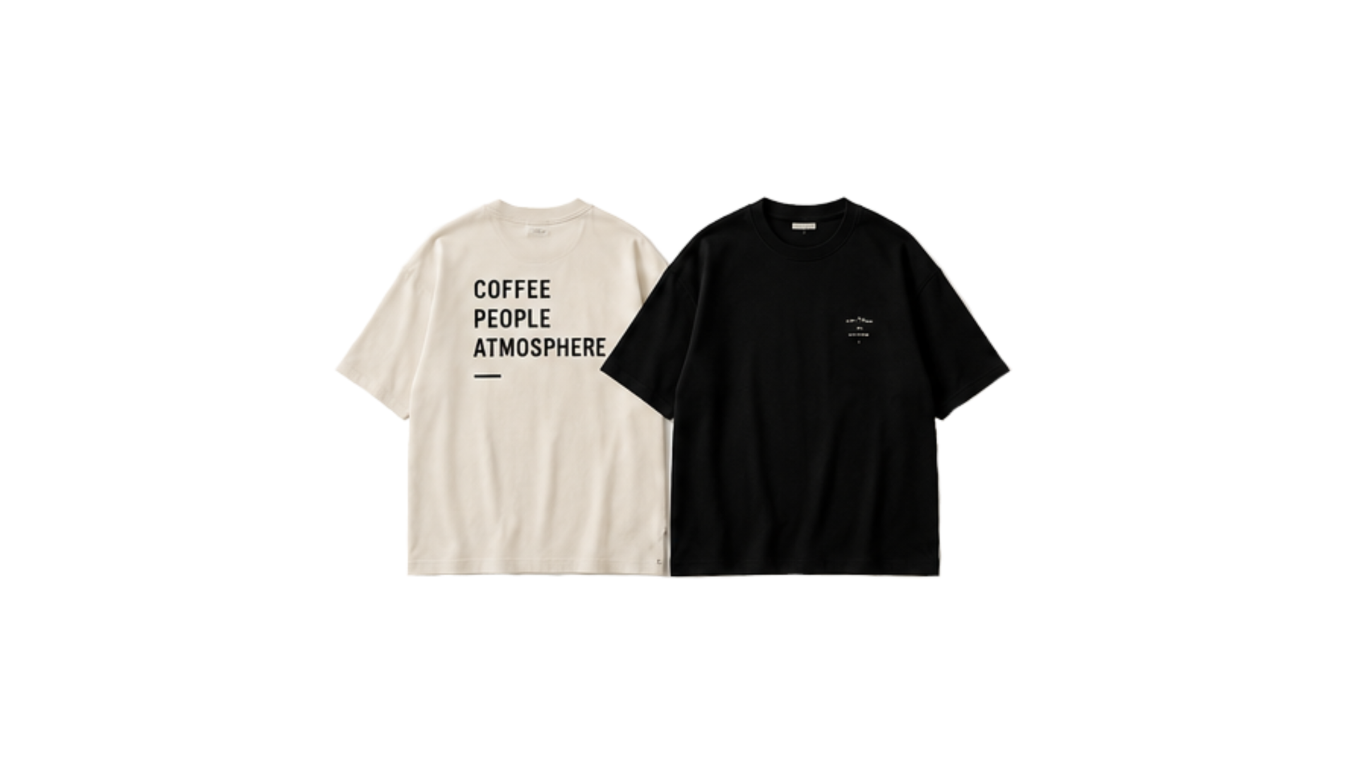 Oversized tshirt for cafe staff