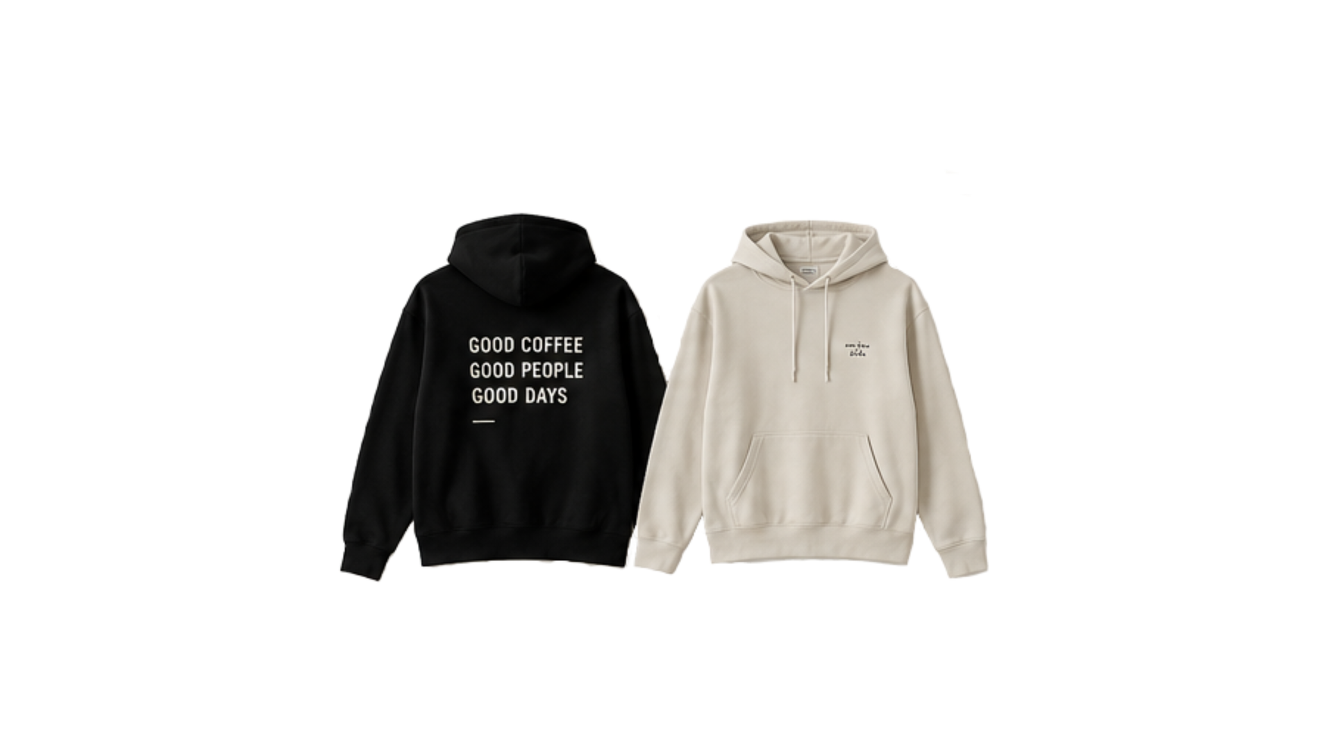 Premium cafe hoodie design