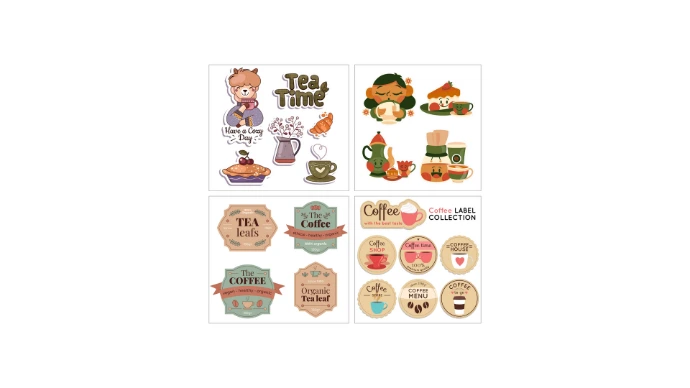 custom cafe sticker