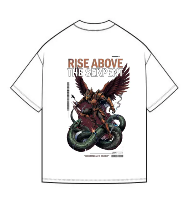 Ascend | White Oversized Tshirt